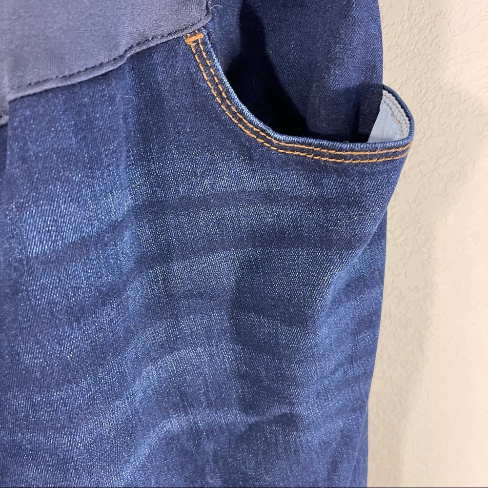 Maternity Bootcut dark denim jeans